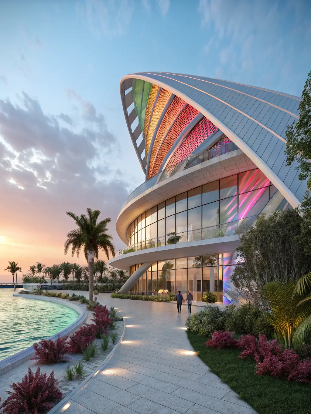 A detailed architectural rendering of a modern skyscraper, emphasizing its structural integrity and innovative design, suitable for showcasing structural engineering services.